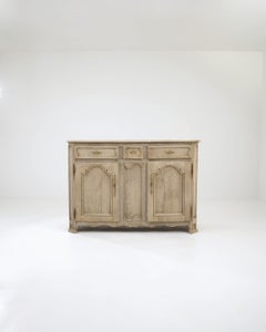 19th Century French Bleached Oak Buffet