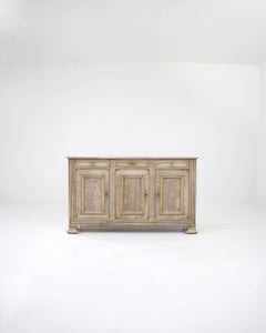 19th Century French Bleached Oak Buffet