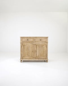 19th Century French Bleached Oak Buffet