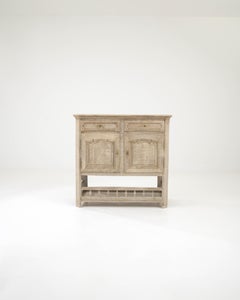 19th Century French Bleached Oak Buffet