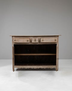 19th Century French Bleached Oak Buffet