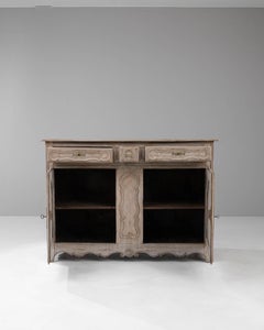 19th Century French Bleached Oak Buffet