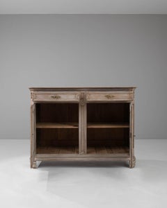 19th Century French Bleached Oak Buffet