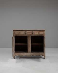 19th Century French Bleached Oak Buffet