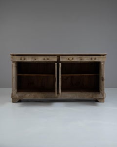 19th Century French Bleached Oak Buffet
