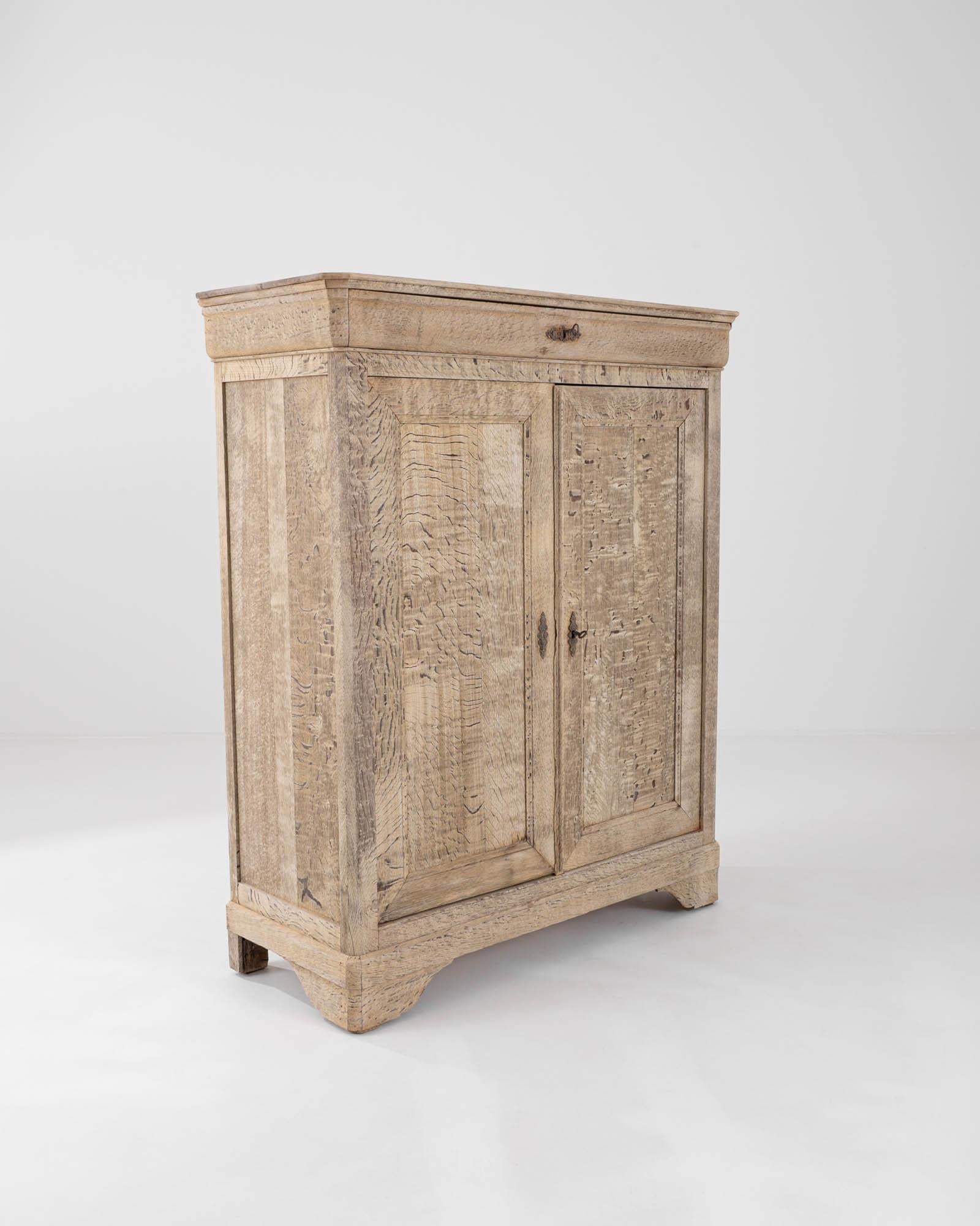 19th Century French Bleached Oak Buffet 1