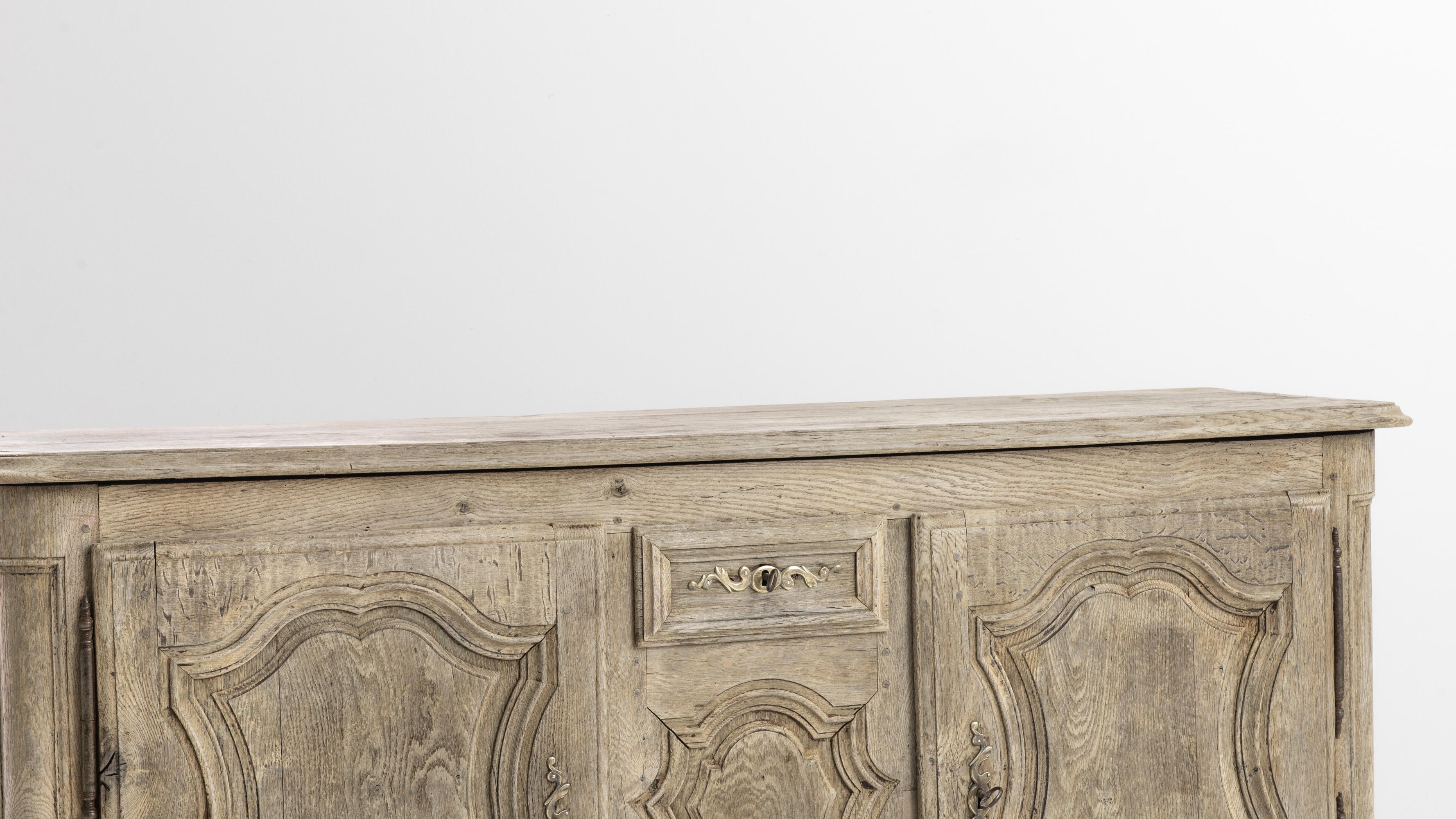 19th Century, French, Bleached Oak Buffet 2