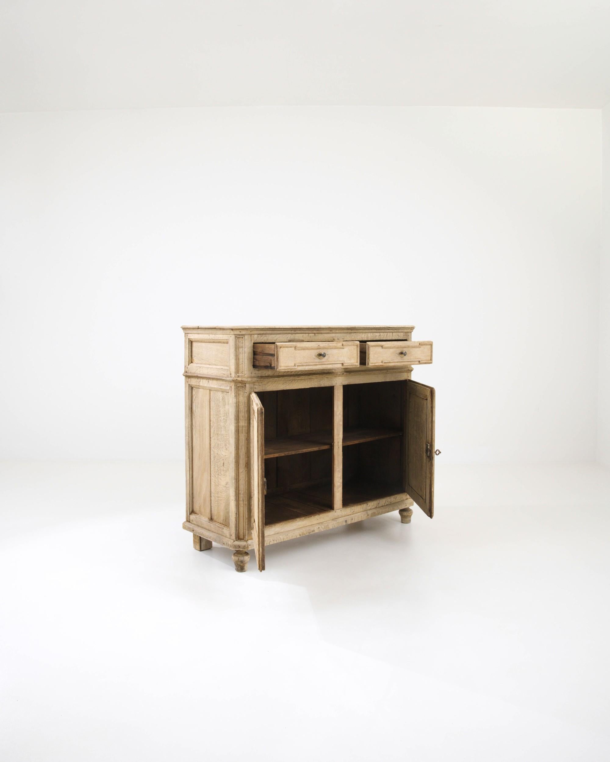 19th Century French Bleached Oak Buffet 2