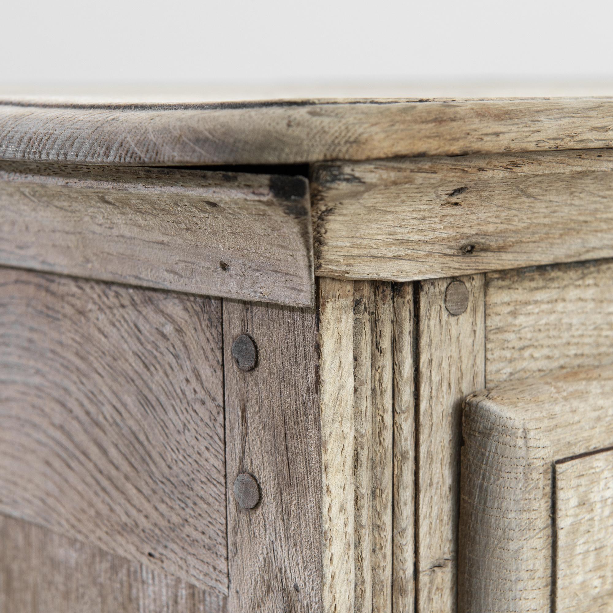 19th Century French Bleached Oak Buffet 2