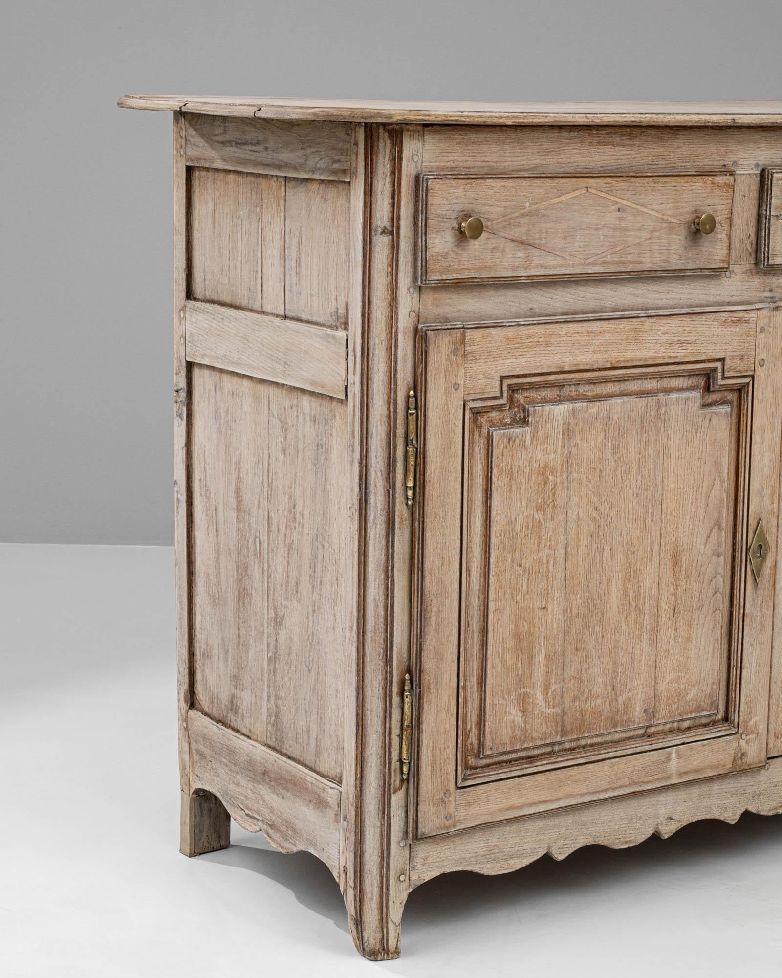 19th Century French Bleached Oak Buffet 3
