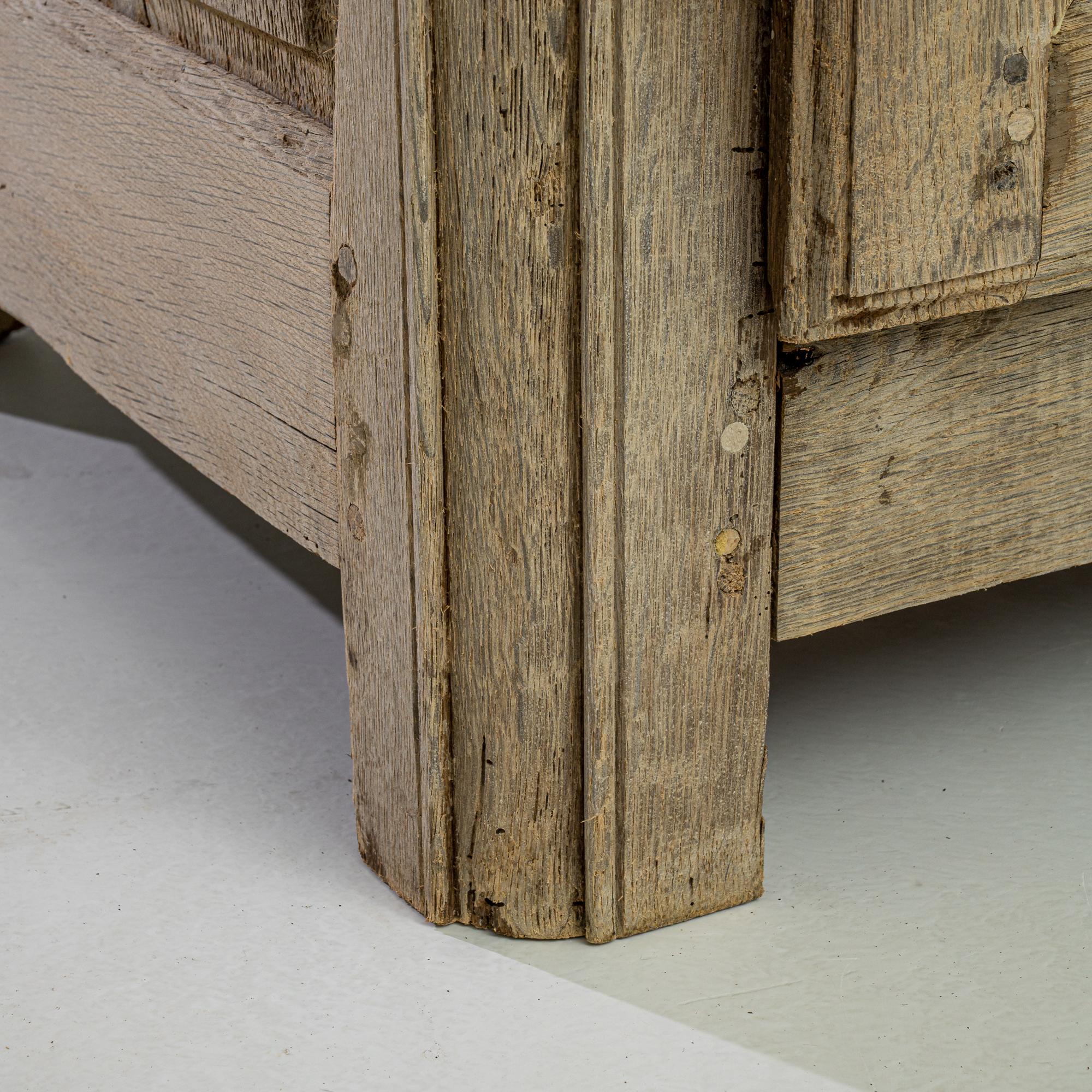 19th Century French Bleached Oak Buffet 4