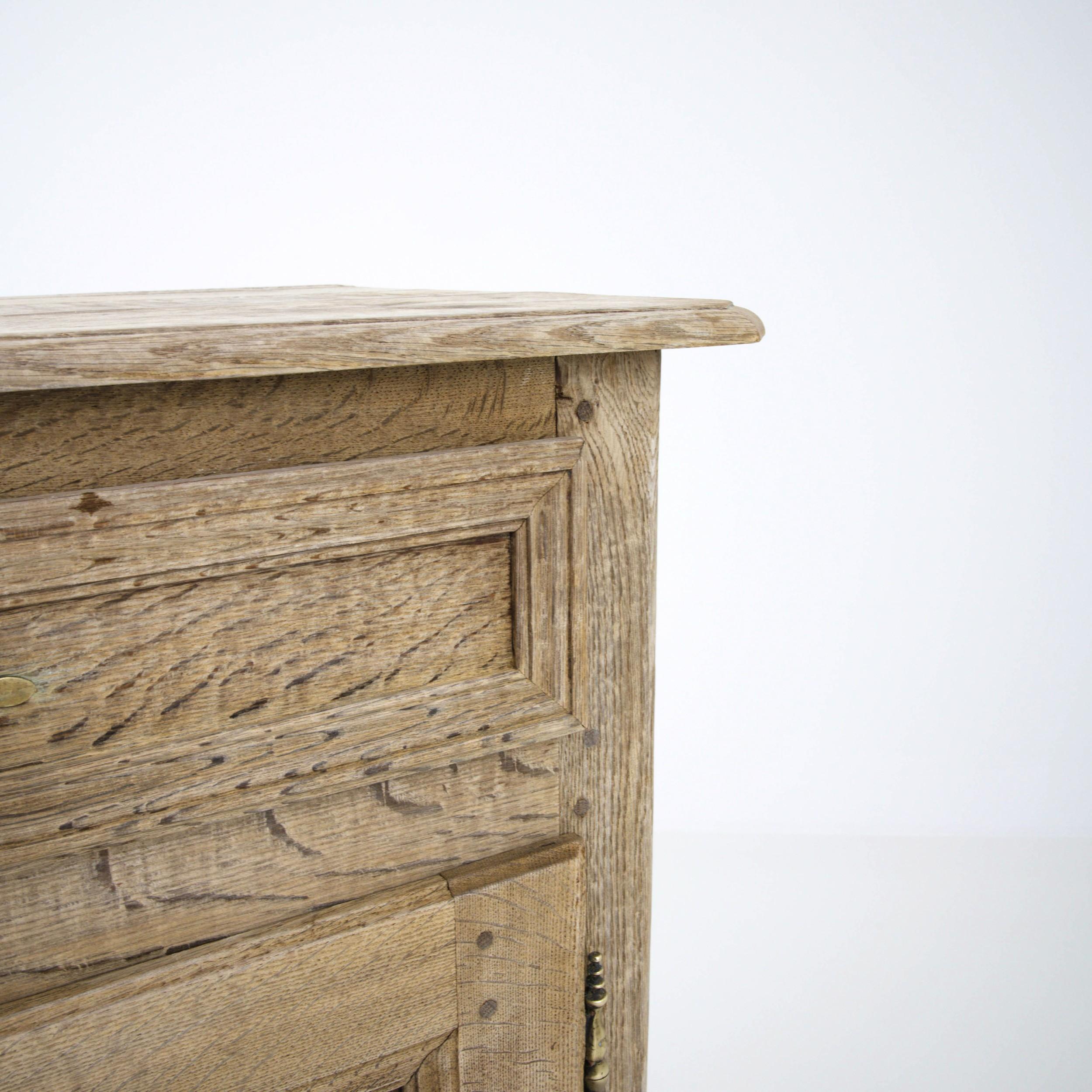 19th Century French Bleached Oak Buffet For Sale 5