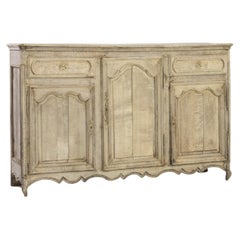 19th Century French Bleached Oak Buffet