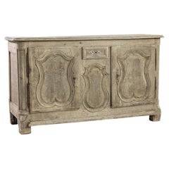 19th Century, French, Bleached Oak Buffet