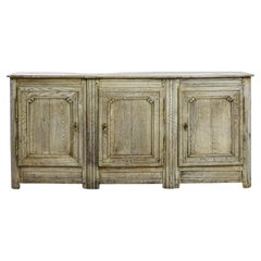 19th Century French Bleached Oak Buffet