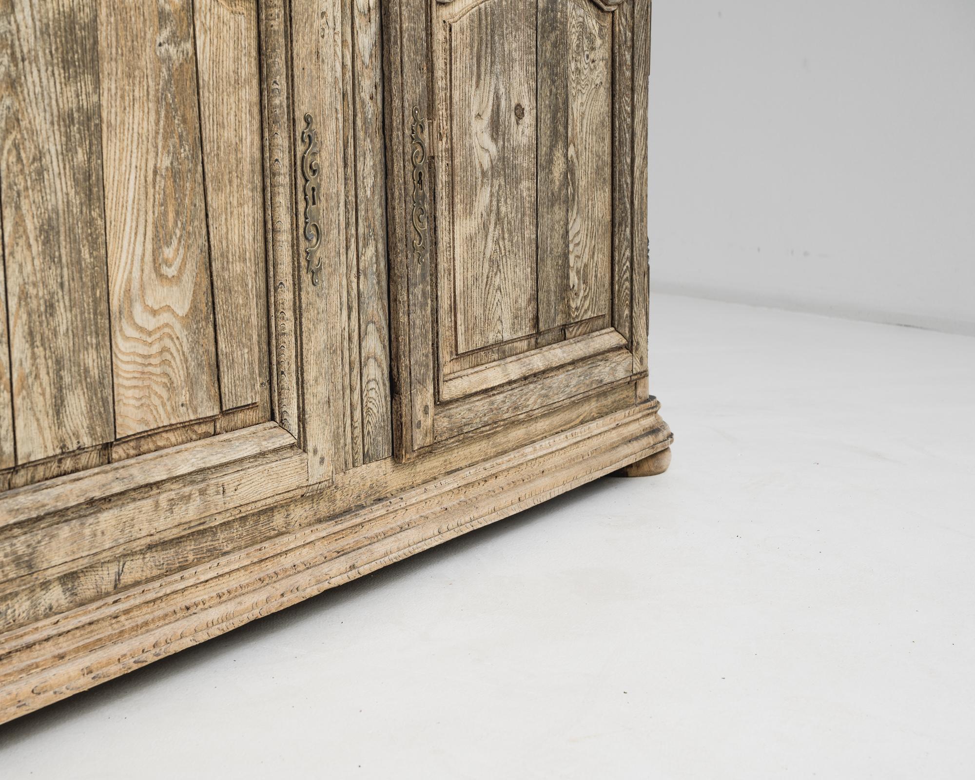19th Century French Bleached Oak Cabinet 6