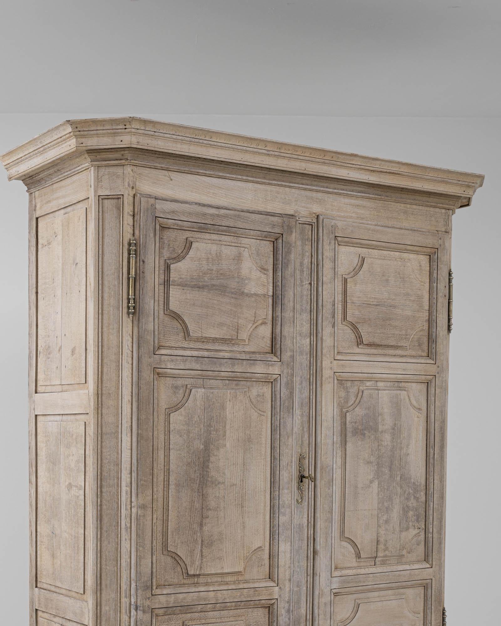 19th Century French Bleached Oak Cabinet For Sale 6