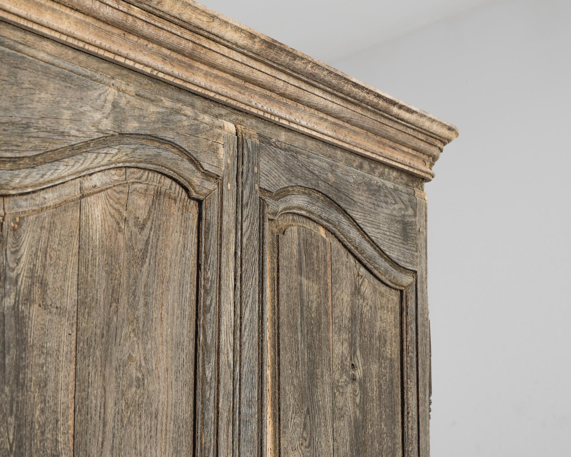 19th Century French Bleached Oak Cabinet 2