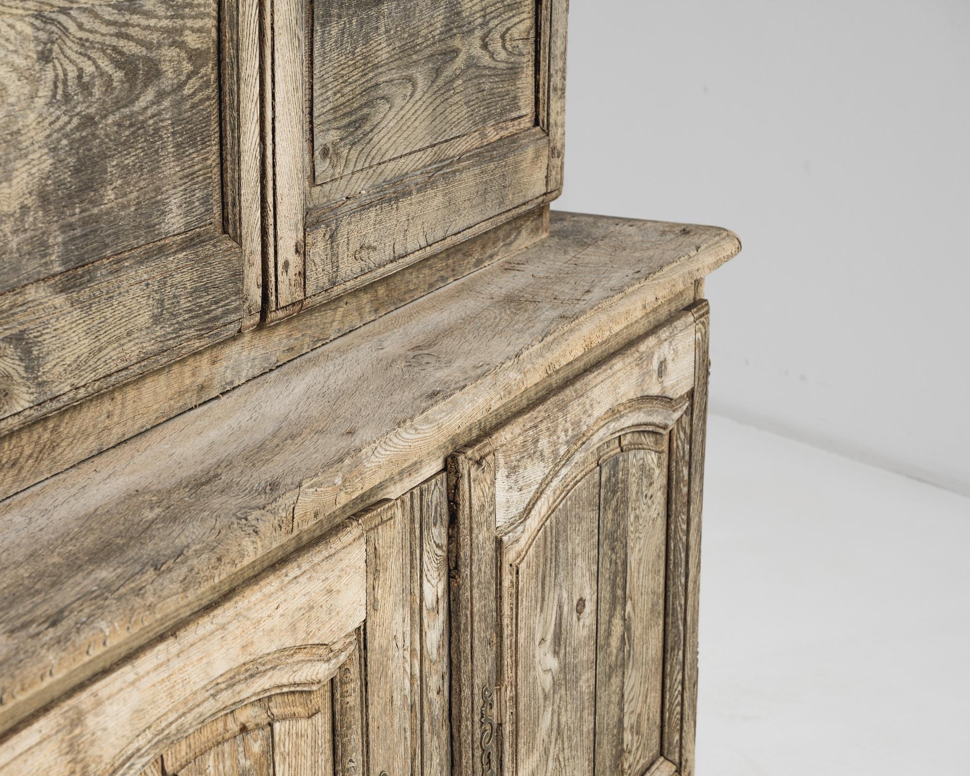 19th Century French Bleached Oak Cabinet 4