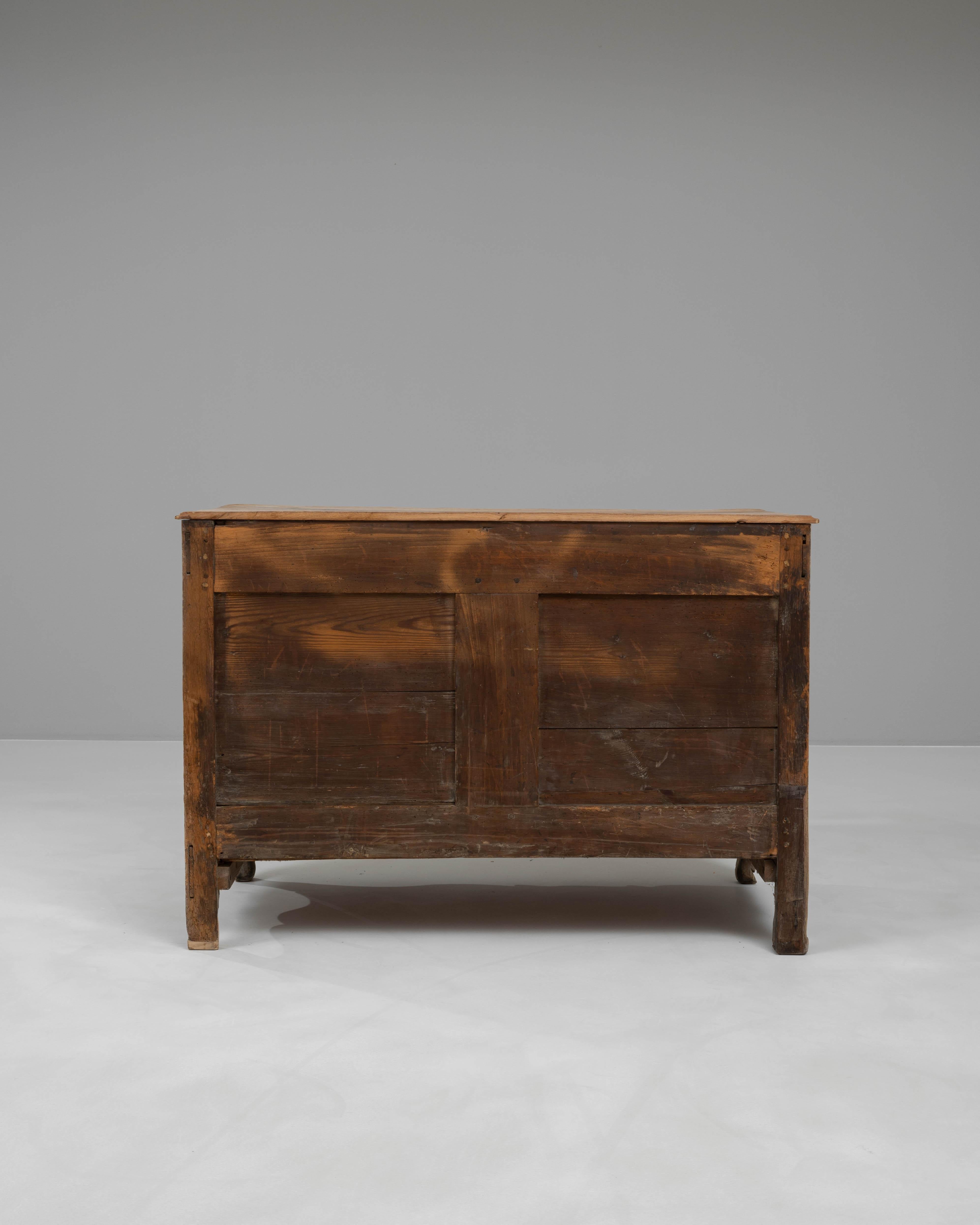 19th Century French Bleached Oak Chest Of Drawers 10