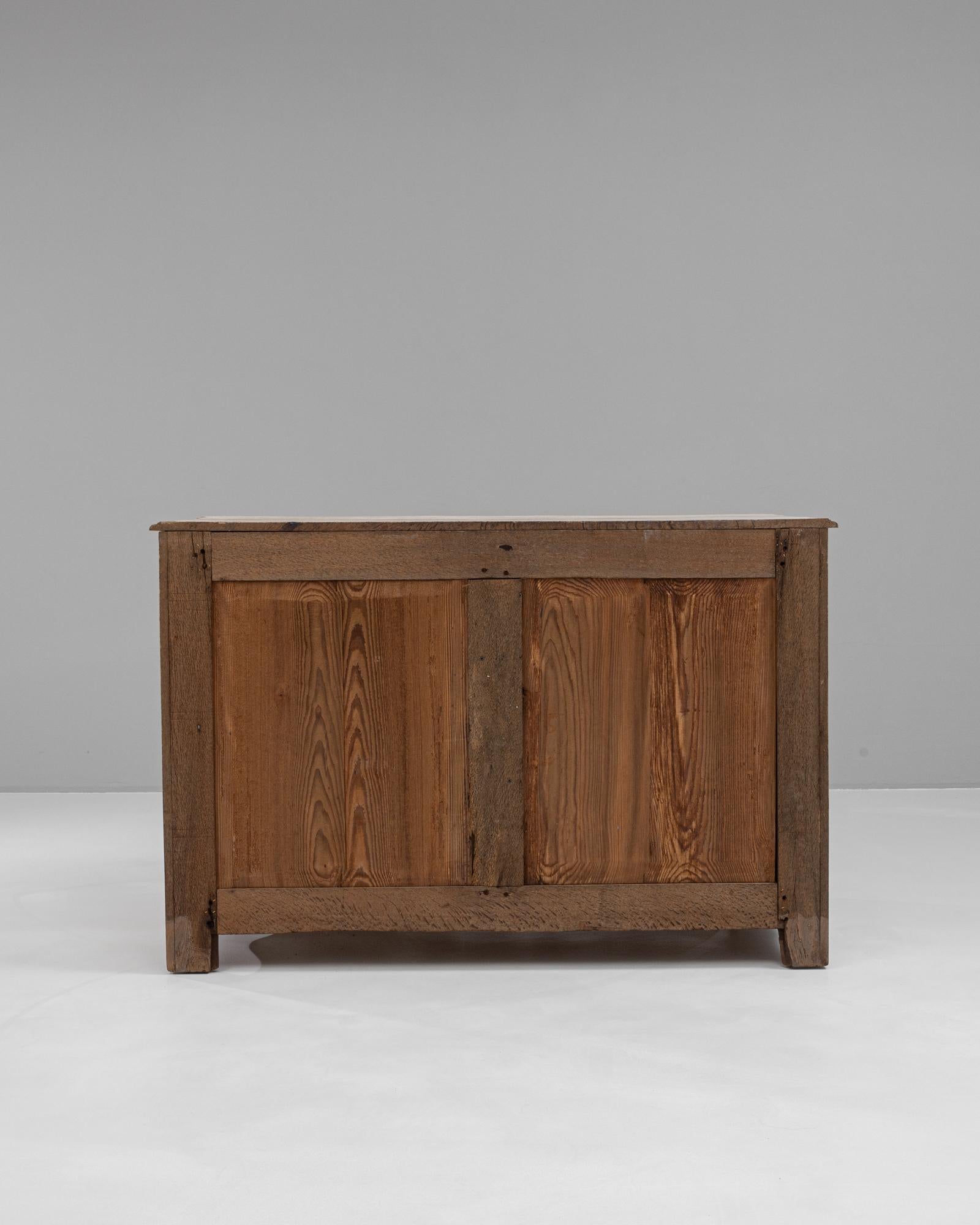 19th Century French Bleached Oak Chest Of Drawers For Sale 10