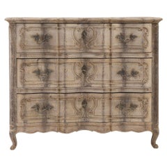 19th Century French Bleached Oak Chest of Drawers