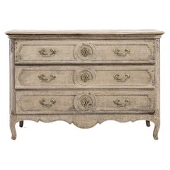 19th Century French Bleached Oak Dresser