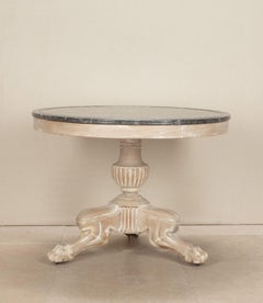 19th Century French Bleached Walnut Gueridon