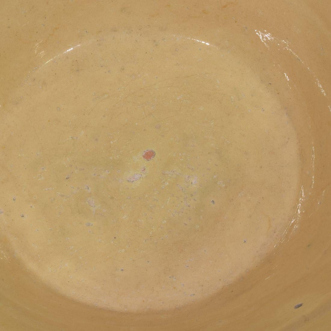 Ciotola da latte o Tian in terracotta smaltata blu francese del XIX secolo in vendita 9