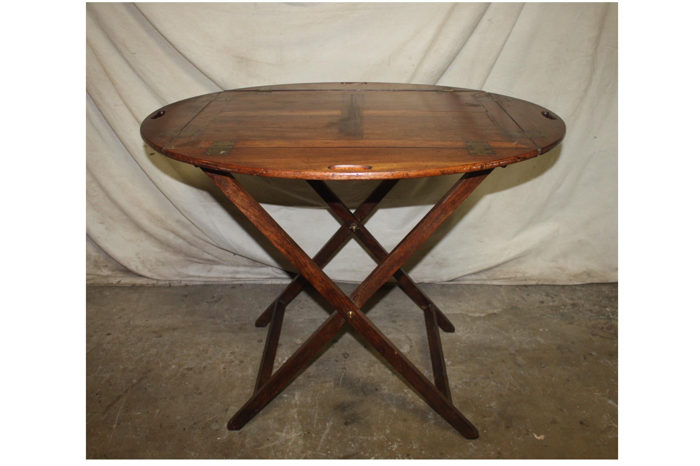 19th century french boat table.
