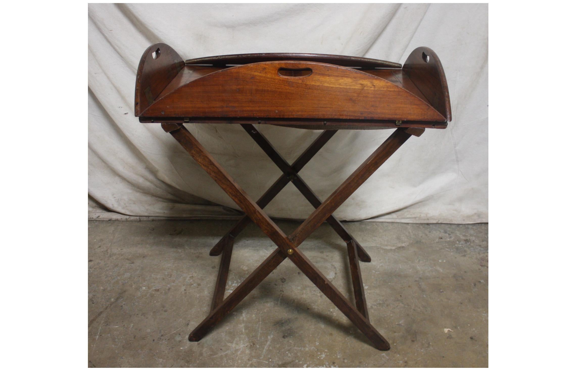 19th Century French Boat Table For Sale 1