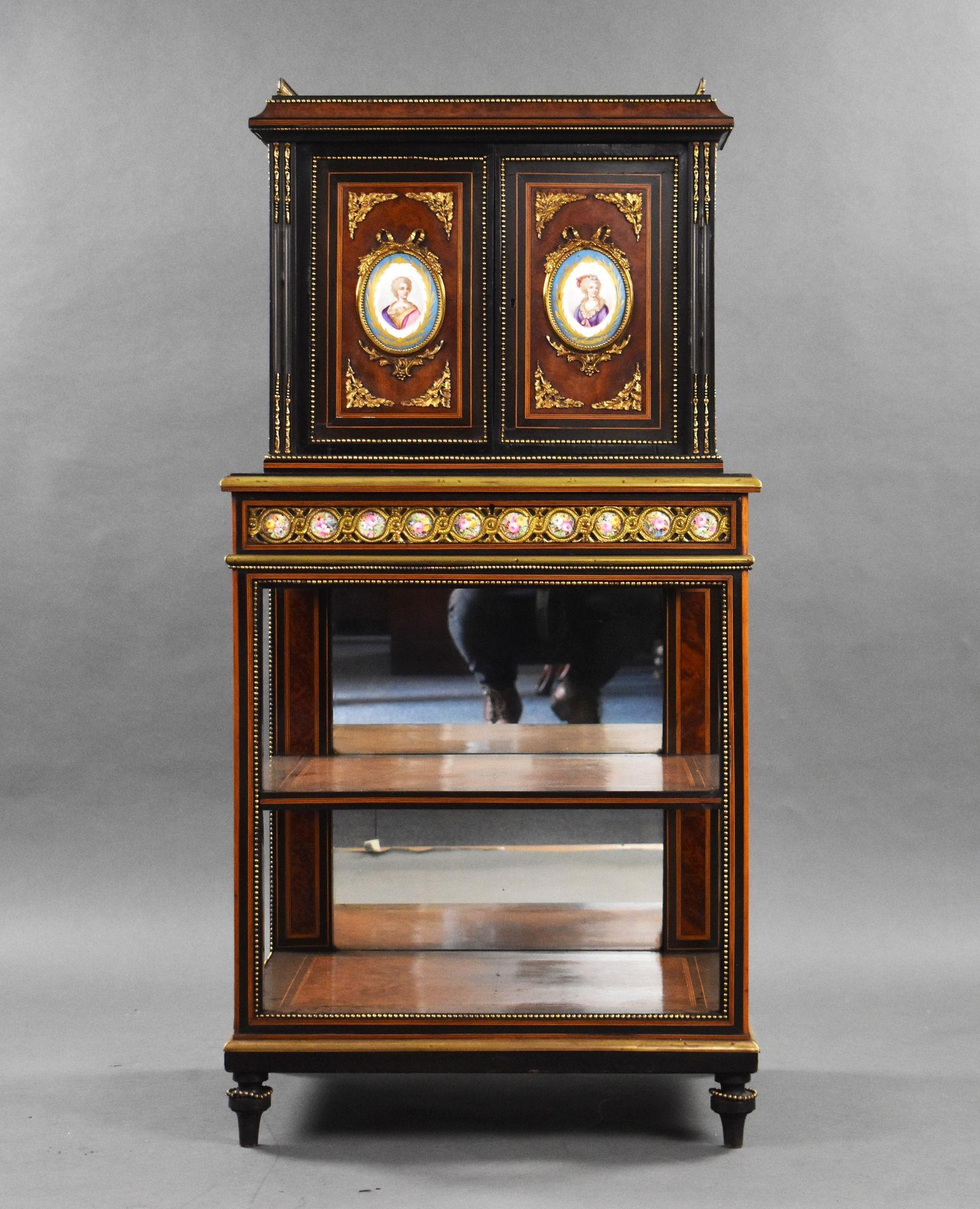 Amboyna 19th Century French Bonheur Du Jour For Sale