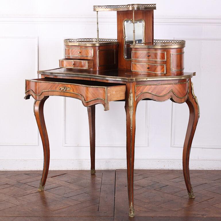 19th Century French Bonheur Du Jour Writing Desk  For Sale 1