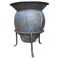 19th Century French Bonnet Copper Planter