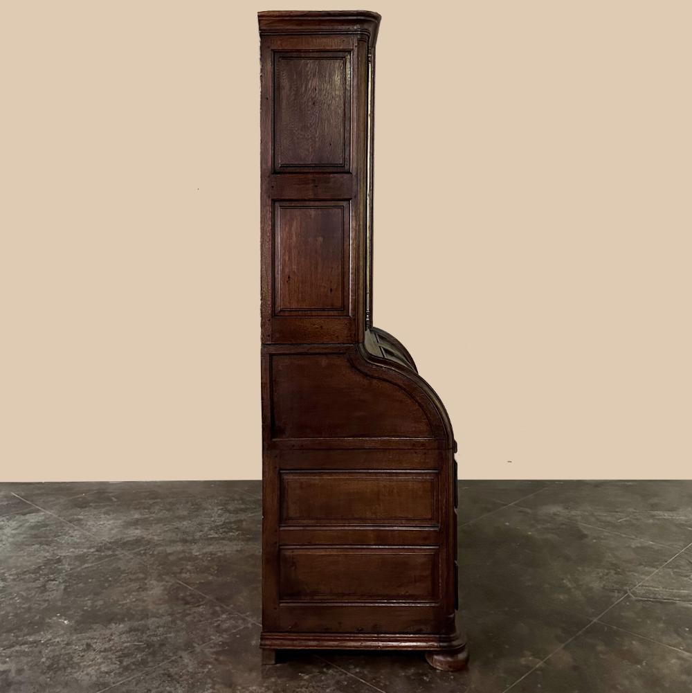 19th Century French Bookcase, Cylinder Secretary For Sale 10