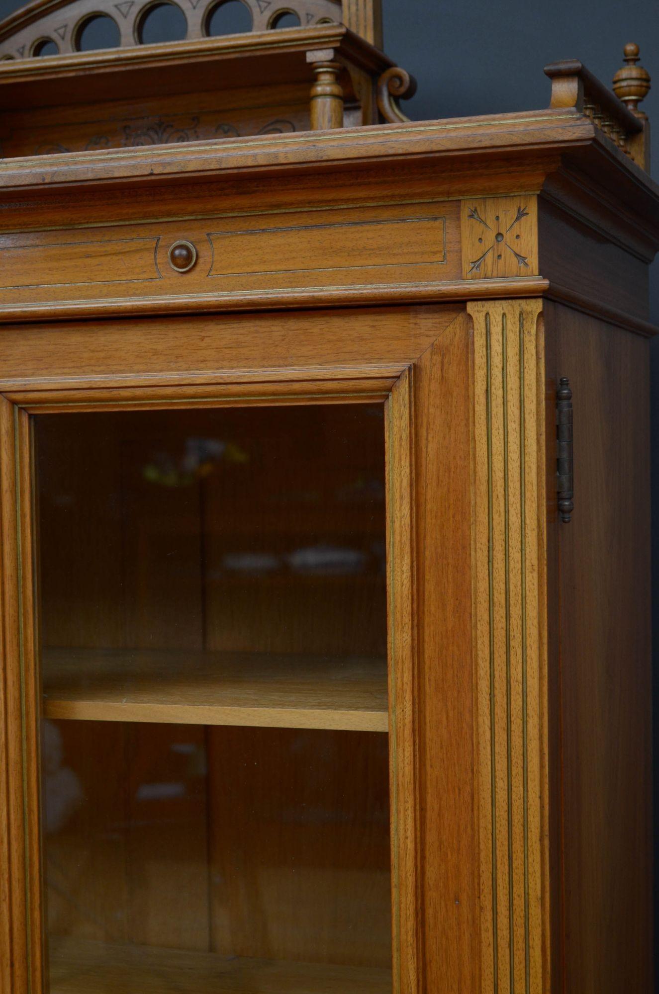 19th Century French Bookcase / Display Cabinet 6
