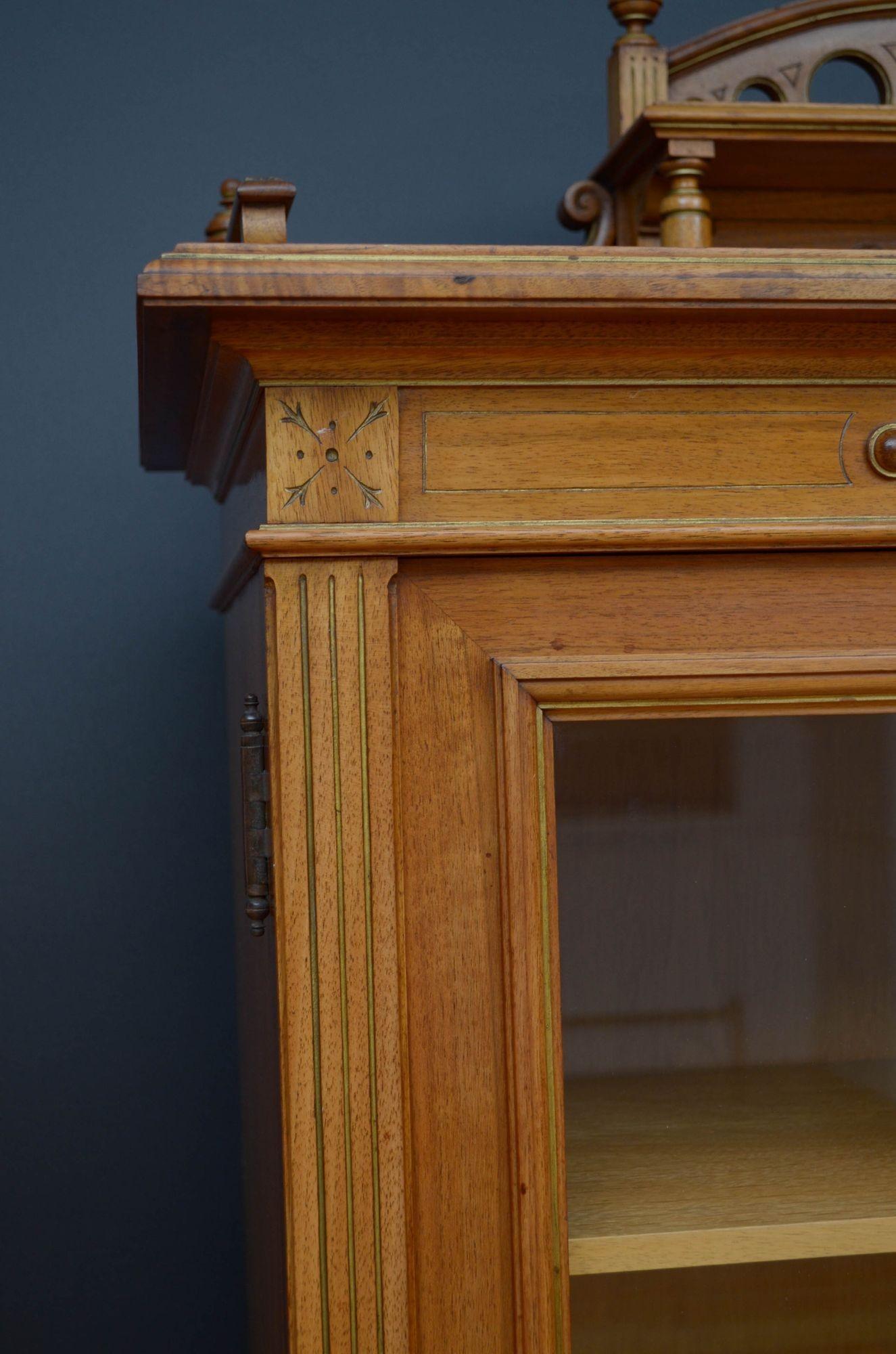 19th Century French Bookcase / Display Cabinet 4