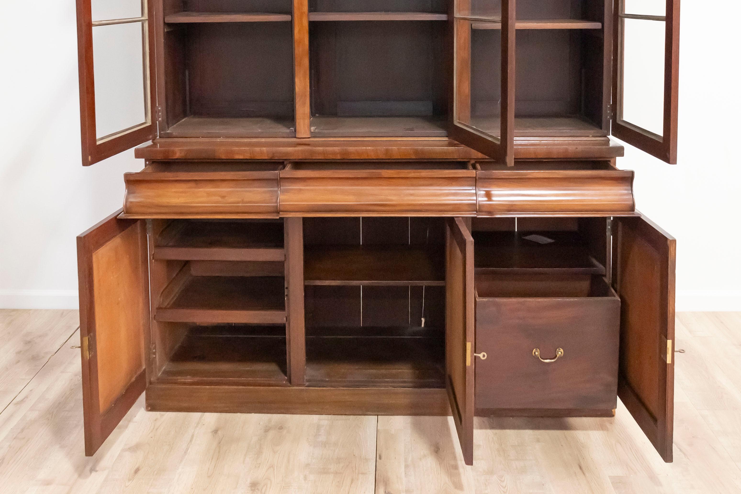 Falegnameria Libreria francese del XIX secolo in vendita
