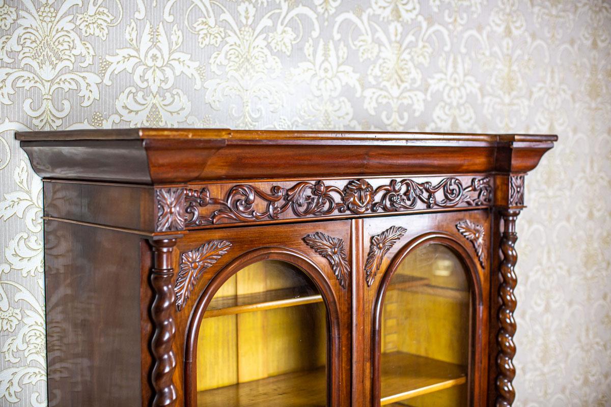 19th-Century French Bookcase-Showcase in Brown 4