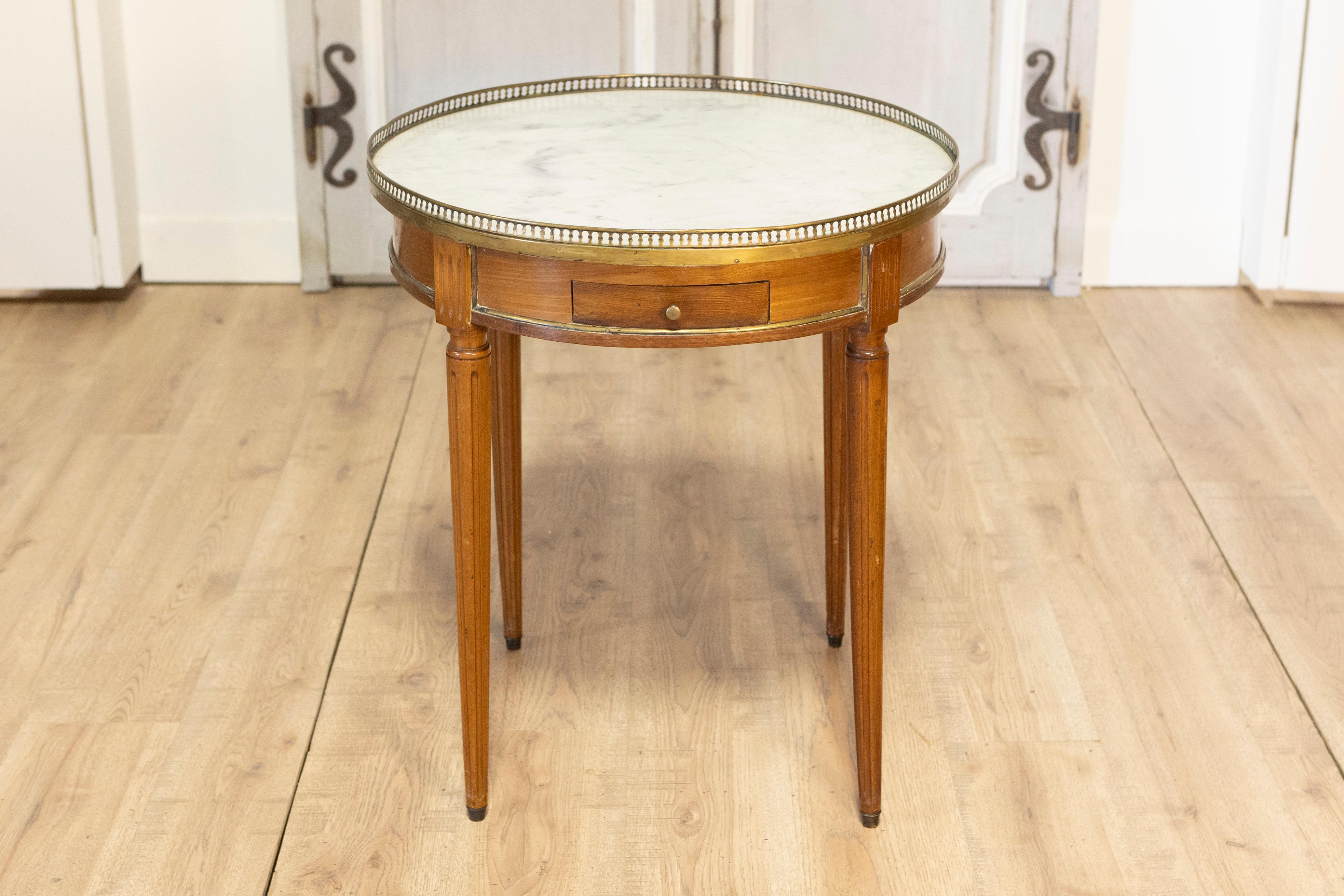 Louis XVI Table Bouillotte française du 19ème siècle