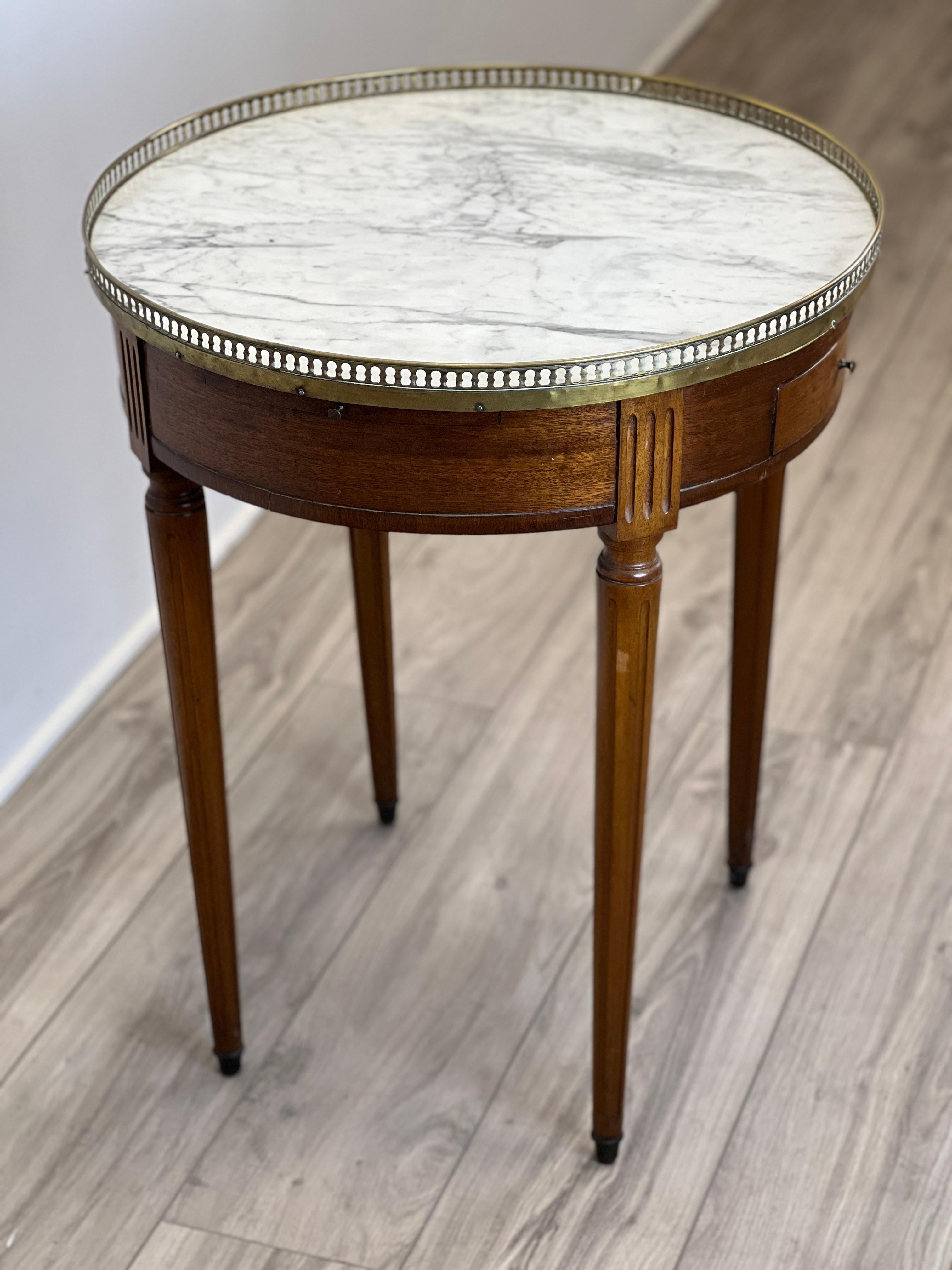 Hand-Crafted 19th Century French Bouillotte Table
