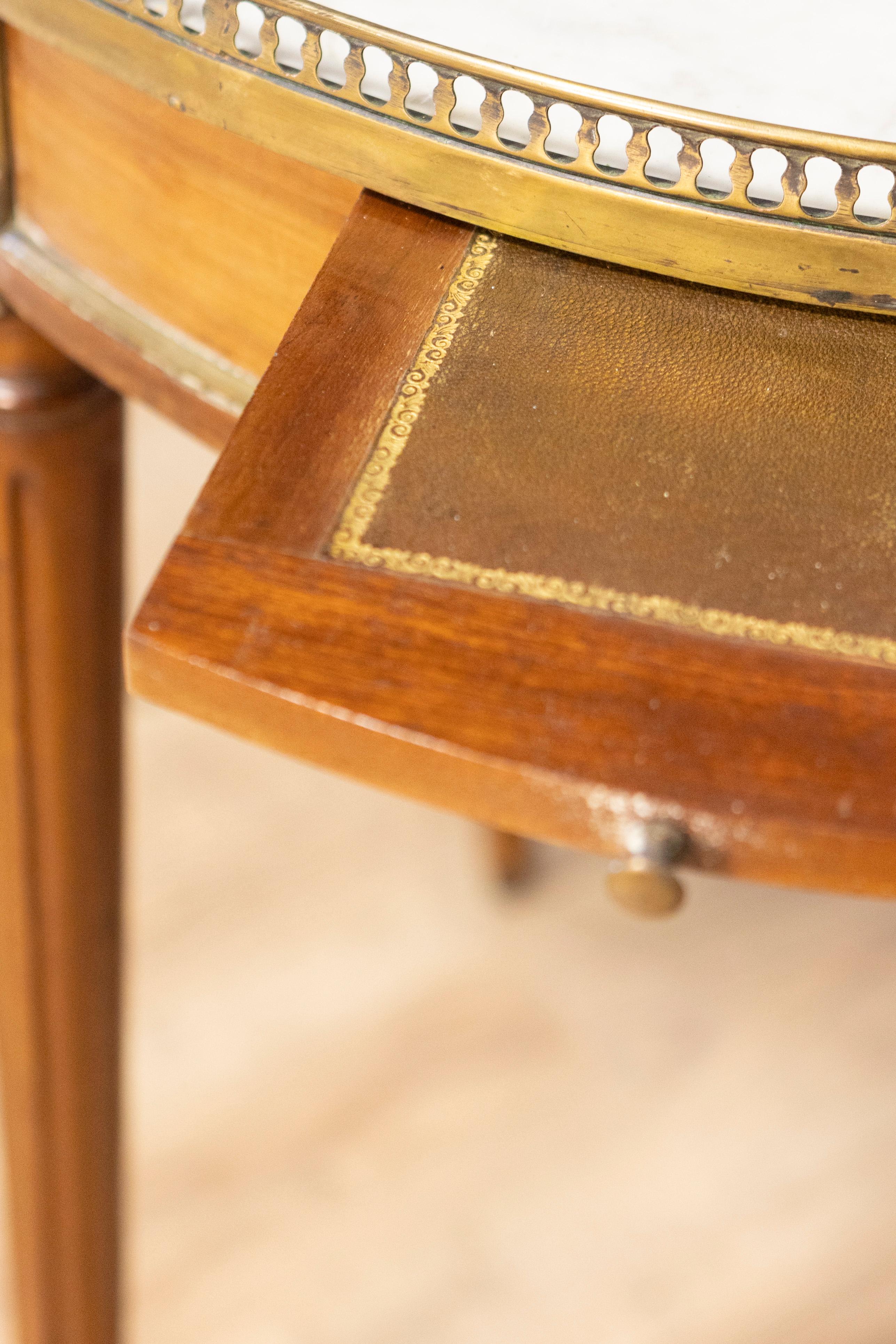 XIXe siècle Table Bouillotte française du 19ème siècle