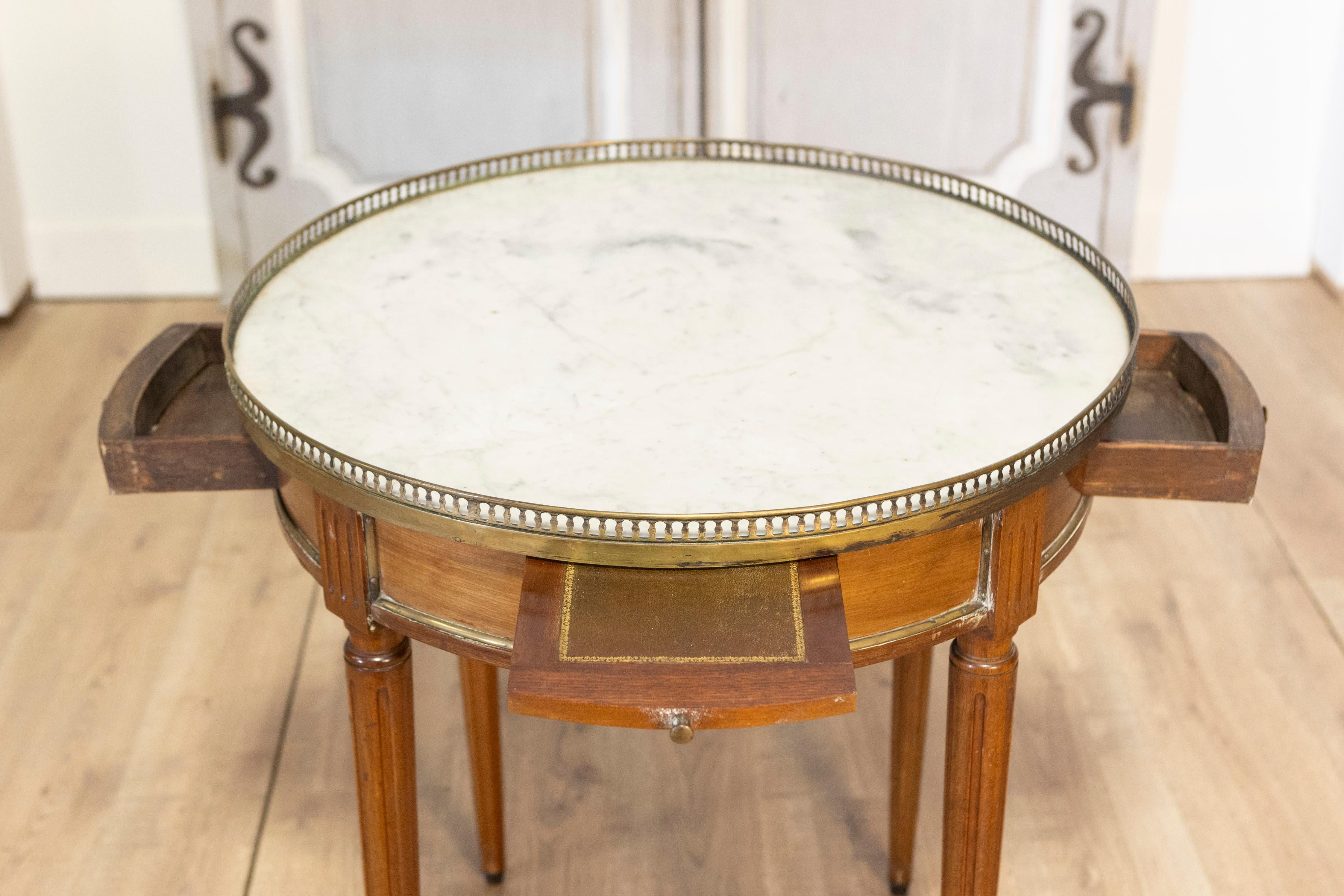 Table Bouillotte française du 19ème siècle 1