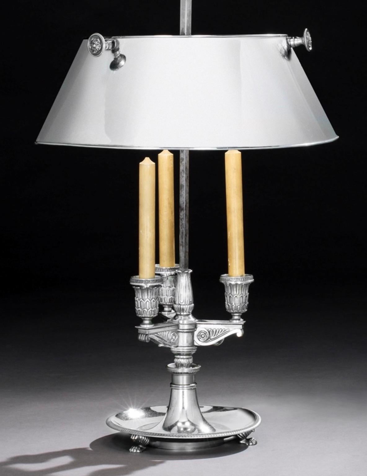 Français Lampe de table Bouillotte du 19ème siècle en vente