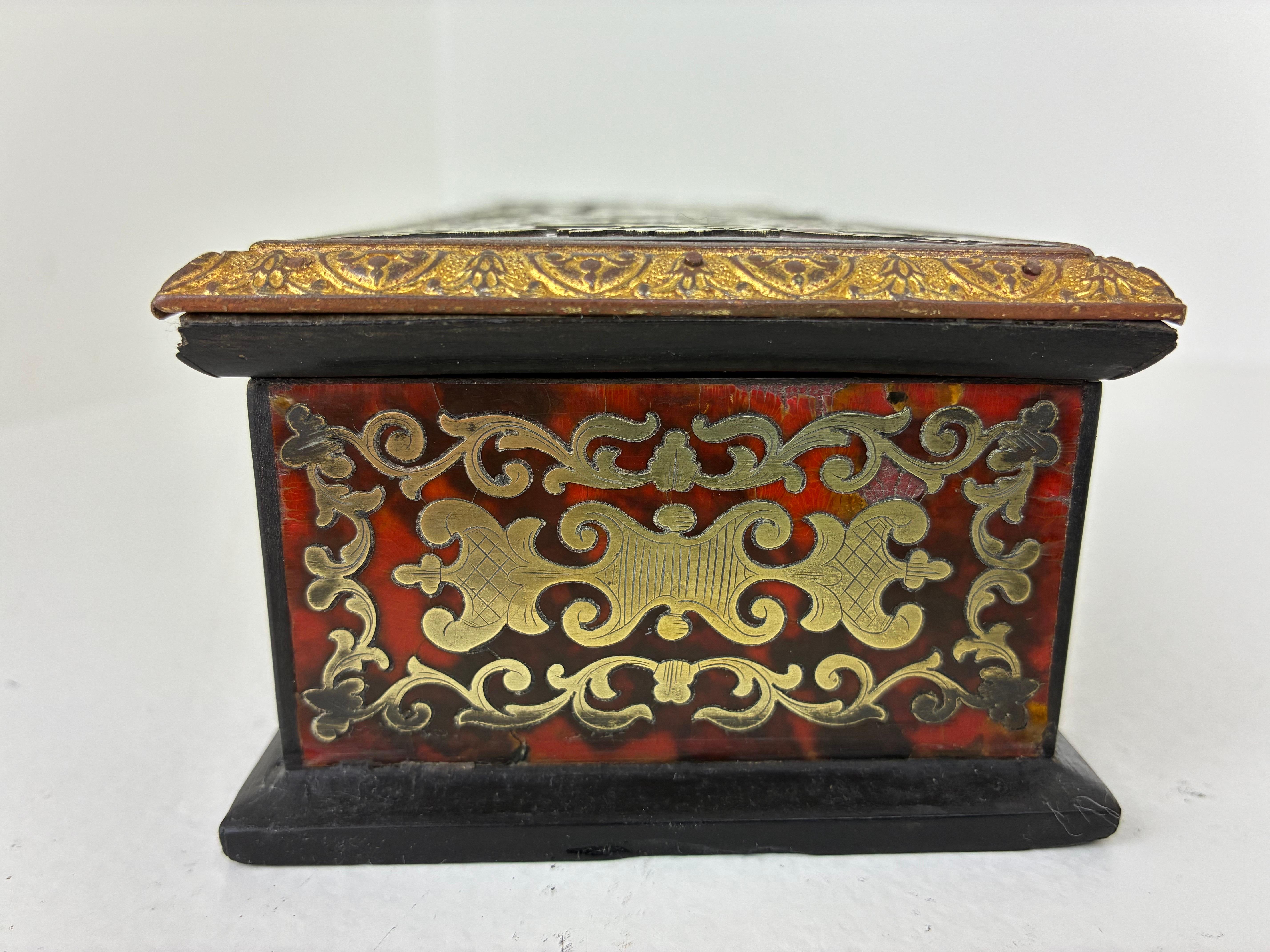 19th Century French Boulle Box For Sale 2
