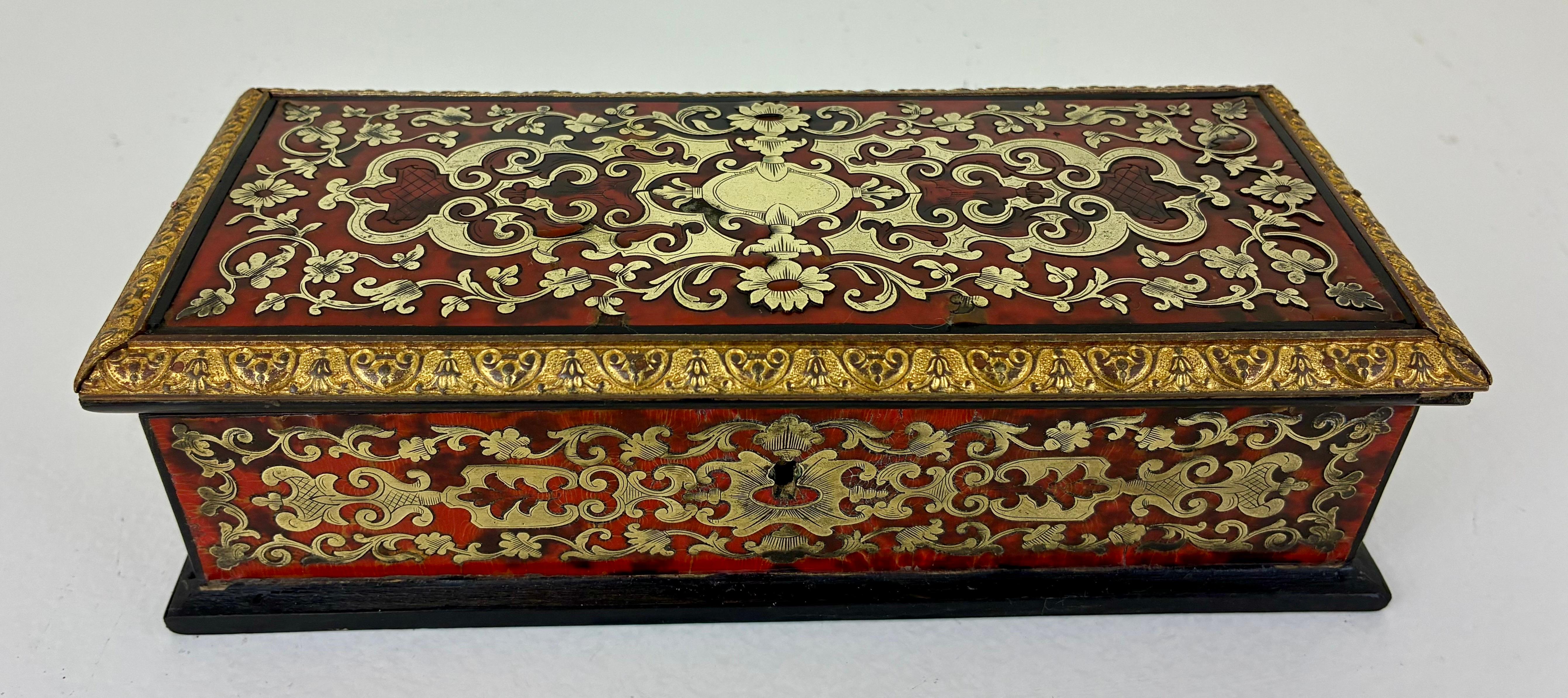 19th Century French Boulle Box For Sale 4