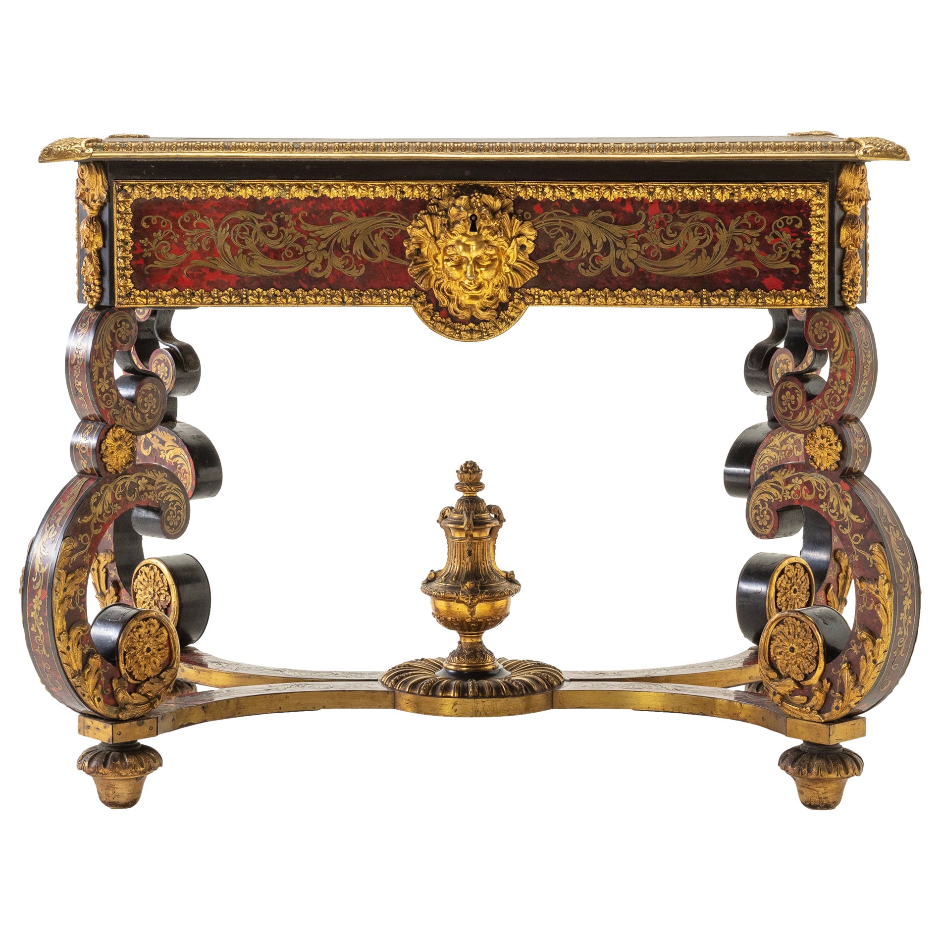 19th Century French Boulle Bureau Plat