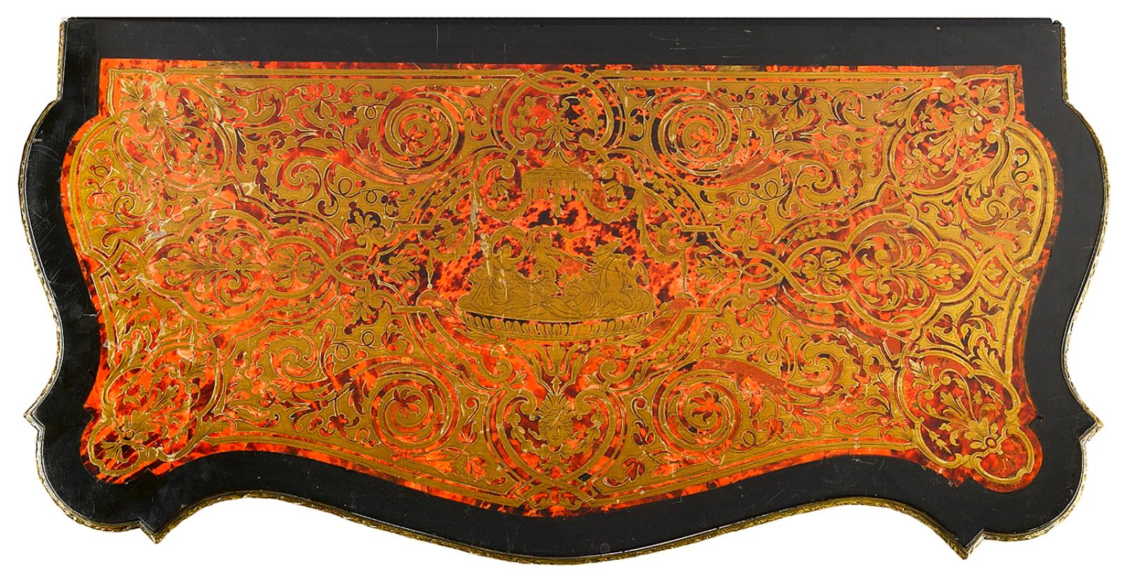 XIXe siècle Table à cartes Boulle française du 19e siècle en vente
