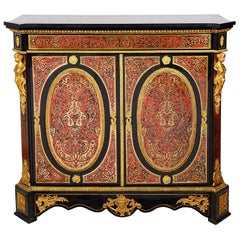 19th Century, French Boulle Inlaid Cabinet