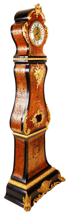 19th Century French Boulle Longcase Clock